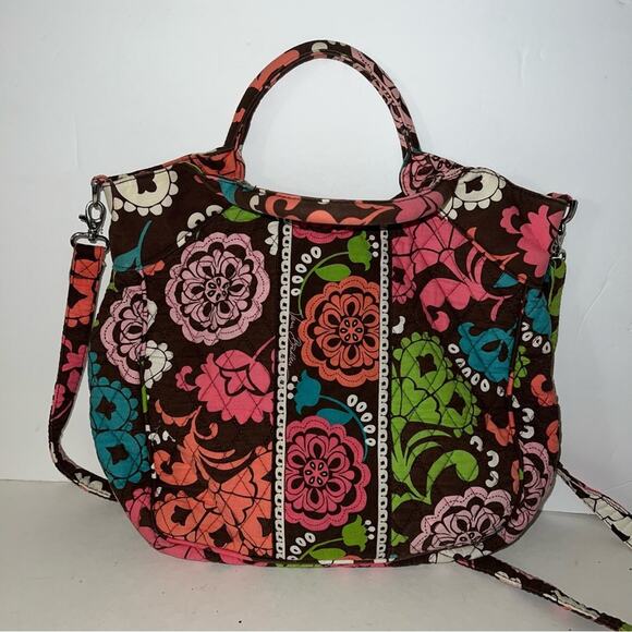 VNTG VERA BRADLEY Y2K quilted convertible crossbody/shoulder bag - Picture 3 of 4